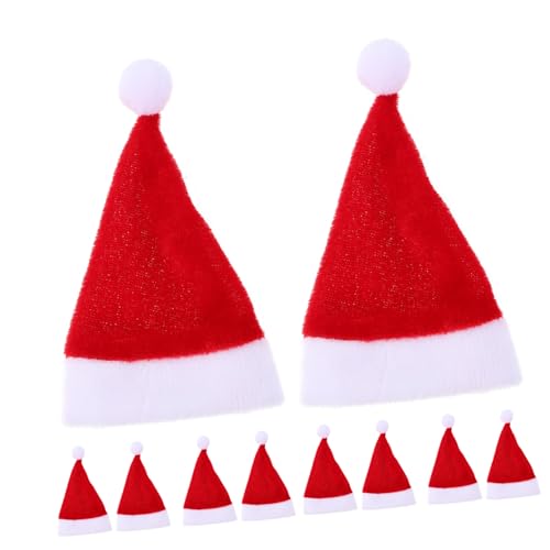 ERINGOGO 12 Stück Mini Weihnachtsmütze LED Dekorativ Kleine Mütze Mehrere Fröhliche Kleine Zuckerstangen Weihnachtsmütze Weihnachtsdekor Dekoration Party Kleinkind Hat ERINGOGO 12 Stück Mini Weihnachtsmütze LED Dekorativ Kleine Mütze Mehrere Fröhliche Kleine Zuckerstangen Weihnachtsmütze Weihnachtsdekor Dekoration Party Kleinkind Hat von ERINGOGO