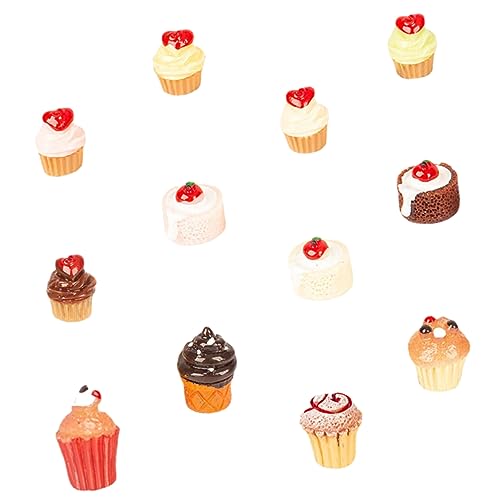 ERINGOGO 12stücke Miniatur Kuchen Set Spielzeug Für Simulierte Dessert Dekoratives Zubehör Für Küche Und Mini-szenen Zufälliger Stil ERINGOGO 12stücke Miniatur Kuchen Set Spielzeug Für Simulierte Dessert Dekoratives Zubehör Für Küche Und Mini-szenen Zufälliger Stil von ERINGOGO
