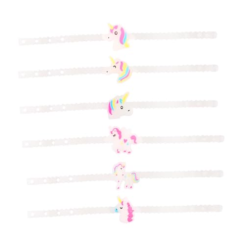 ERINGOGO 12 Stück Teiliges Einhorn Leuchtarmband für Verstellbare Bunte Nachtlichter Cartoon Partyarmbänder als Festival Geburtstagsgeschenk für Mädchen und Jungen ERINGOGO 12 Stück Teiliges Einhorn Leuchtarmband für Verstellbare Bunte Nachtlichter Cartoon Partyarmbänder als Festival Geburtstagsgeschenk für Mädchen und Jungen von ERINGOGO