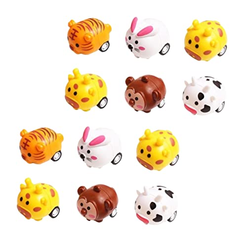ERINGOGO 12 Stück Teiliges Mini Pull Back Auto für Bunte Cartoon Fahrzeuge Langlebig und Sicher für Kleinkinder zum Greifen und Fördert Farberkennung und Motorik ERINGOGO 12 Stück Teiliges Mini Pull Back Auto für Bunte Cartoon Fahrzeuge Langlebig und Sicher für Kleinkinder zum Greifen und Fördert Farberkennung und Motorik von ERINGOGO