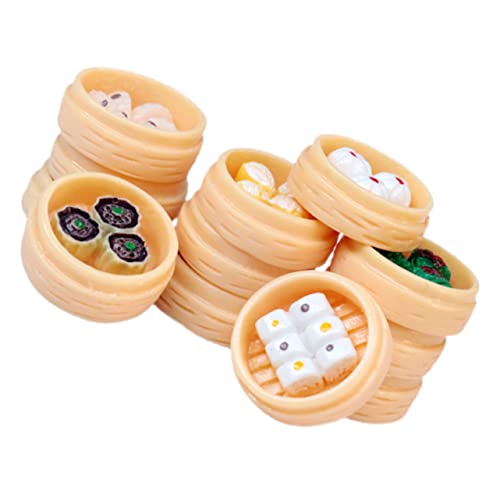 ERINGOGO 12 Stück Teiliges Miniatur Dampfnudel Modelle Realistische Mini Spielküche Deko Kinderfreundlich Farbecht Langlebig Leichte Tischdekoration ERINGOGO 12 Stück Teiliges Miniatur Dampfnudel Modelle Realistische Mini Spielküche Deko Kinderfreundlich Farbecht Langlebig Leichte Tischdekoration von ERINGOGO