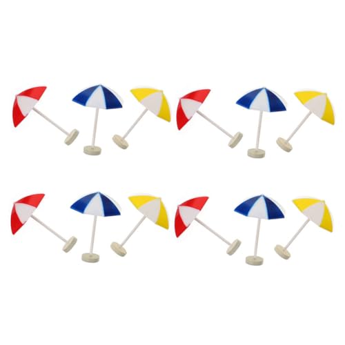 ERINGOGO 12 Stück Teiliges Miniatur Strand Sonnenschirm Bunte Kleine Stranddeko für Puppenhäuser DIY Landschaftsdekoration Sicher für Kreative Bastelprojekte und Partygeschenke ERINGOGO 12 Stück Teiliges Miniatur Strand Sonnenschirm Bunte Kleine Stranddeko für Puppenhäuser DIY Landschaftsdekoration Sicher für Kreative Bastelprojekte und Partygeschenke von ERINGOGO