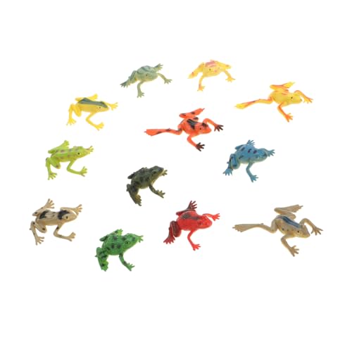 ERINGOGO 12 Stück Teiliges Realistische Frosch Krötenmodelle aus Kunststoff Detailgetreu und Farbenfroh Kinderfreundliches Lernspielzeug für Poolparty Dekoration und Pädagogische Zwecke ERINGOGO 12 Stück Teiliges Realistische Frosch Krötenmodelle aus Kunststoff Detailgetreu und Farbenfroh Kinderfreundliches Lernspielzeug für Poolparty Dekoration und Pädagogische Zwecke von ERINGOGO