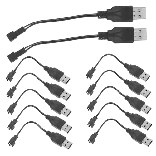 ERINGOGO 12 Stück Teiliges USB Ladeadapter Kurz USB-c Ladekabel für Elektrowerkzeug Bubble Maschine und Rc Auto Schnelles Laden Vielseitige Stromversorgung ERINGOGO 12 Stück Teiliges USB Ladeadapter Kurz USB-c Ladekabel für Elektrowerkzeug Bubble Maschine und Rc Auto Schnelles Laden Vielseitige Stromversorgung von ERINGOGO