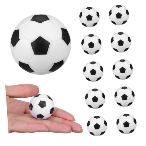 ERINGOGO 12 Stück Tischfussball interaktives tischfußballspiel Mini fußball Tischfußball Mini-Fußballtisch Fußballspiele Zubehör für Kickerspiele Tischfußballspielbälle von ERINGOGO