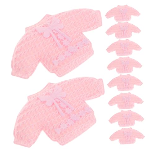 ERINGOGO 12St Dekorationen für die Babyparty Party Dekoration Shower deko puppenhaus deko Festliche Aufkleber Babyparty-Aufkleber Mini-Aufkleber ästhetisch Stoff Rosa von ERINGOGO