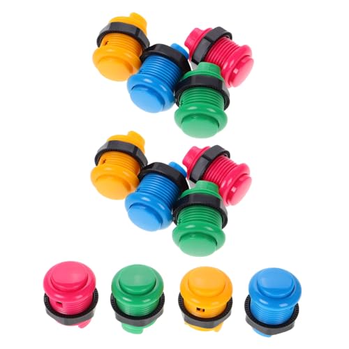 ERINGOGO 12pcs Momentary Game Push Button Switch Ersatz Für Street Video Games Zubehör von ERINGOGO