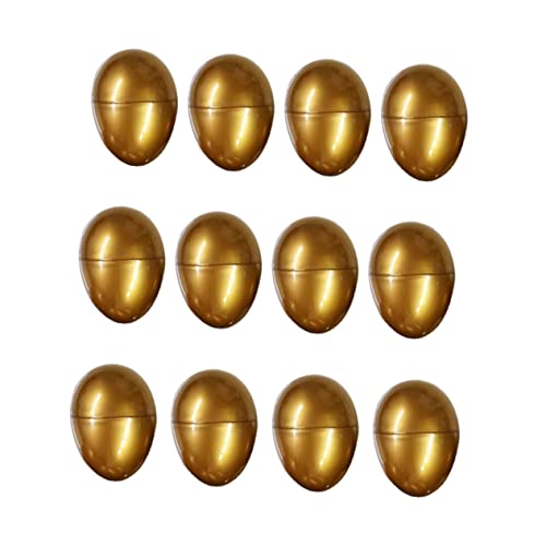 ERINGOGO 12st Gacha Ei Plüsch Überraschung Machen Requisiten Ostervorräte Dekorativ Pp Golden von ERINGOGO