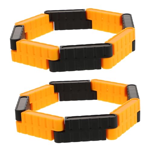 ERINGOGO 16 Stück Teiliges Rc Auto Rennstreckenbarriere Miniatur Verkehrszaun und Straßensperre Schwarz gelbes Drift Race Road Barrier Zubehör für Rc Auto Simulation ERINGOGO 16 Stück Teiliges Rc Auto Rennstreckenbarriere Miniatur Verkehrszaun und Straßensperre Schwarz gelbes Drift Race Road Barrier Zubehör für Rc Auto Simulation von ERINGOGO