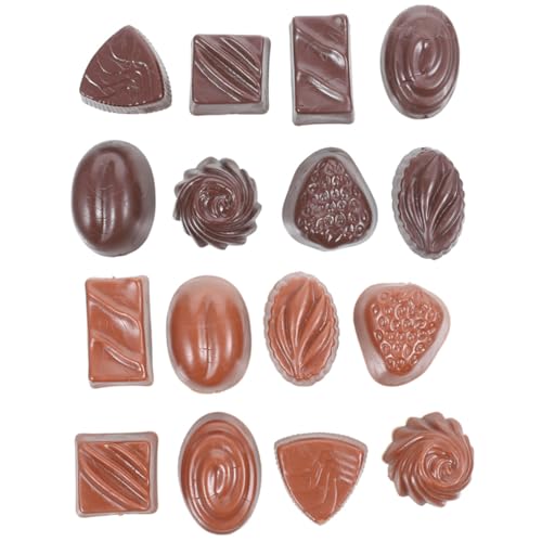 ERINGOGO 16 Stück Teiliges Schokoladenmodell Realistische Nachbildung und Multifunktional Dekoratives Zubehör für Puppenhaus Küchendeko und Foto Requisiten Schwarz und Kaffeetafeln ERINGOGO 16 Stück Teiliges Schokoladenmodell Realistische Nachbildung und Multifunktional Dekoratives Zubehör für Puppenhaus Küchendeko und Foto Requisiten Schwarz und Kaffeetafeln von ERINGOGO