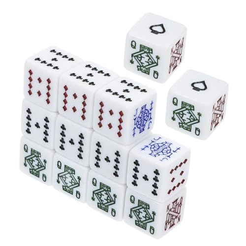 ERINGOGO 16 Stück Teiliges Weiße Acrylwürfel Tragbares Partyspiel zubehör Leicht Langlebig Vielseitig als Spielwürfel und Würfelspiel Requisite für Brettspiele und Würfelspiele ERINGOGO 16 Stück Teiliges Weiße Acrylwürfel Tragbares Partyspiel zubehör Leicht Langlebig Vielseitig als Spielwürfel und Würfelspiel Requisite für Brettspiele und Würfelspiele von ERINGOGO