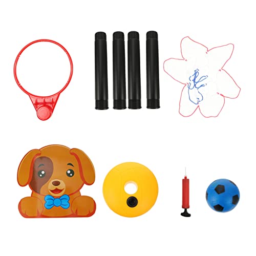 ERINGOGO 1Satz Basketballkorb Set Höhenverstellbarer Basketballreifen Für Indoor Und Outdoor Inklusive Spielball Spaß Für Ganze Familie Für Büro Und Zuhause von ERINGOGO