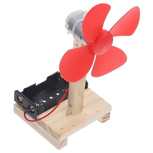 ERINGOGO 1Satz DIY Wissenschaftliches Experimentier Handgefertigter Motorventilator Für Praktische Bastelmaterialien Zufällige Farbwahl Für Physik Experimente Und Kreative von ERINGOGO