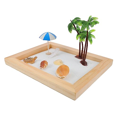 ERINGOGO 1Satz Miniaturlandschaft Szenendekor Für Garten Und Büro Kreatives Sandbox Design Für Desktop Dekoration Tropische Strand Szene Zur Verschönerung Ihres Wohnraums von ERINGOGO