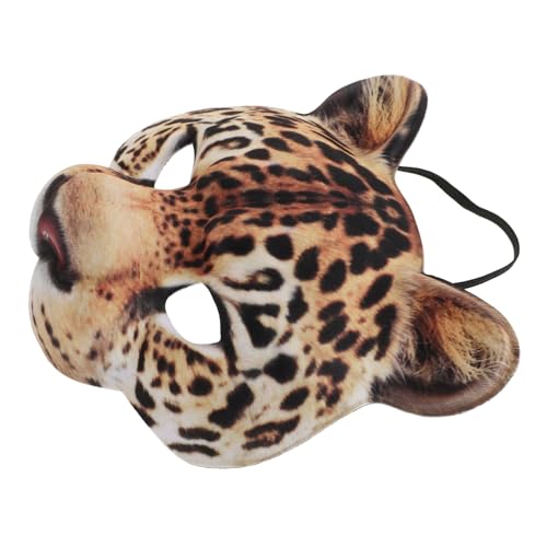 ERINGOGO 1Stk Halloween-Maske Tiger Abschlussball Requisiten Kostüm Maske Gothic Leoparden-Foto-Requisite halloween costume halloween kleidung coole Tiermaske kreative Tiermaske Eva Brown von ERINGOGO