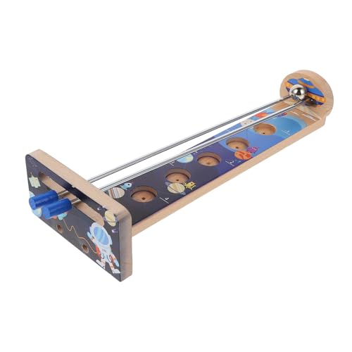 ERINGOGO 1Stk Hockey-Brettspiel für kinderspielzeug rätselspiele Toys Labyrinth-Brettspiel Doodle-Board aus Holzbrett Stick Clip Bälle Stahl Navy von ERINGOGO