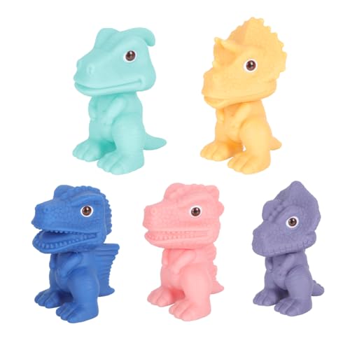 ERINGOGO 1box Cartoon Dinosaurier Badewanne Spielzeug Tierkognition Modell Für Kinder Farbe von ERINGOGO