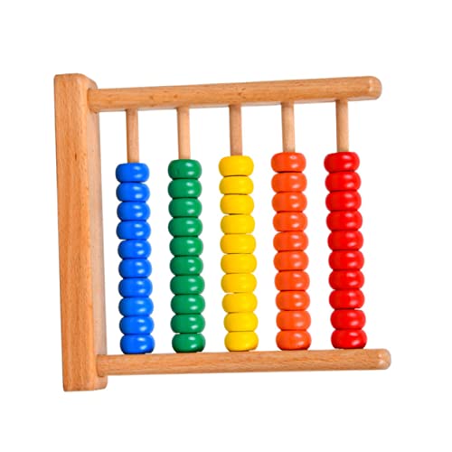 ERINGOGO 5-Deck Holz Abacus Spielzeug Zählen Spielzeug Für Kinder Frühe Mathematik Lernen Spielzeug Pädagogisches Werkzeug von ERINGOGO