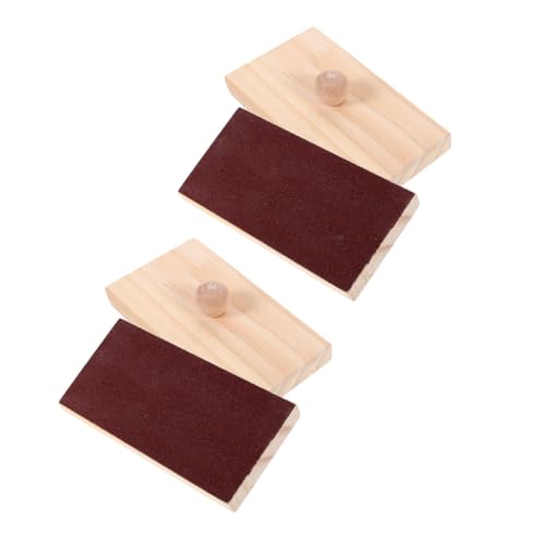 ERINGOGO 2 Paare Holzklangbrett mit Sandblock Orff Musik Percussion Kleine Rhythmusinstrumente für Handliches Klangbrett für Musikalische Früherziehung und Rhythmustraining ERINGOGO 2 Paare Holzklangbrett mit Sandblock Orff Musik Percussion Kleine Rhythmusinstrumente für Handliches Klangbrett für Musikalische Früherziehung und Rhythmustraining von ERINGOGO