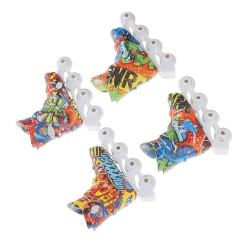 ERINGOGO 2 Paare Mini Finger Roller Skate aus Robustem Kunststoff Detailgetreue Miniatur Inliner Trainiert Fingerfertigkeit und Koordination Geschenk für Finger sportfans ERINGOGO 2 Paare Mini Finger Roller Skate aus Robustem Kunststoff Detailgetreue Miniatur Inliner Trainiert Fingerfertigkeit und Koordination Geschenk für Finger sportfans von ERINGOGO