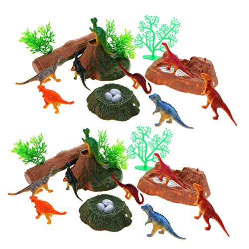 ERINGOGO 2 Sätze Dinosaurier Figuren Kunststoff Modelle Miniatur Dino Dekoration für Sandkasten Landschaftsspielzeug ERINGOGO 2 Sätze Dinosaurier Figuren Kunststoff Modelle Miniatur Dino Dekoration für Sandkasten Landschaftsspielzeug von ERINGOGO