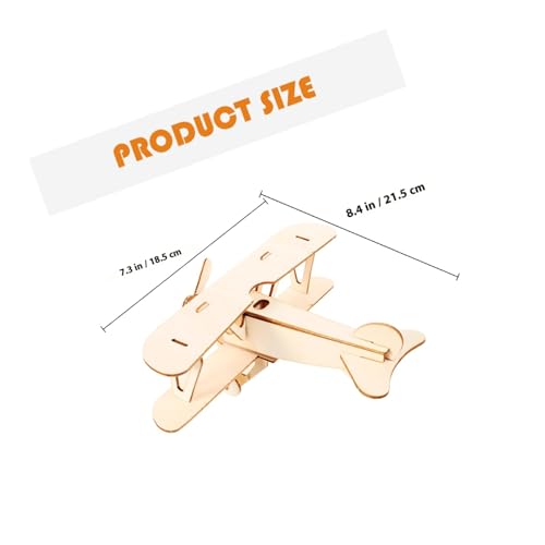 ERINGOGO 2 Sätze Holzpuzzle Flugzeug Modell DIY Luftfahrt Bausatz aus Holz Leicht Sicher Dekorativ Kreatives Bastelset für Junge Mädchen und Jungen ERINGOGO 2 Sätze Holzpuzzle Flugzeug Modell DIY Luftfahrt Bausatz aus Holz Leicht Sicher Dekorativ Kreatives Bastelset für Junge Mädchen und Jungen von ERINGOGO