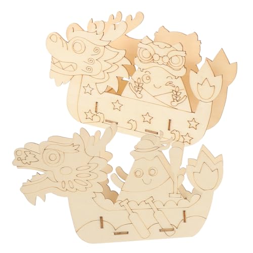 ERINGOGO 2 Sätze Teiliges Holzpuzzle Drachenboot Modell Bausatz für DIY Puzzle Ab Jahre Schwimmfähig Fördert Kreativität und Lernfähigkeit Leicht Zusammenzubauen ERINGOGO 2 Sätze Teiliges Holzpuzzle Drachenboot Modell Bausatz für DIY Puzzle Ab Jahre Schwimmfähig Fördert Kreativität und Lernfähigkeit Leicht Zusammenzubauen von ERINGOGO