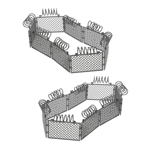 ERINGOGO Zaun-Set Mini-Zaun Abs-bausteine Miniatur-Zaun Für Jungen Und Mädchen Sicher Und Unterhaltsam von ERINGOGO