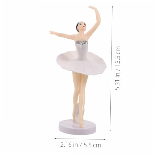 ERINGOGO 2 Sets Ballerina Mädchen Ornamente Mädchen Spielzeug Puppenspielzeug Spielzeughaus Prinzessinnen Spielzeug Spielzeug Ballerina Kuchendekorationen Gartentanz Mädchen von ERINGOGO