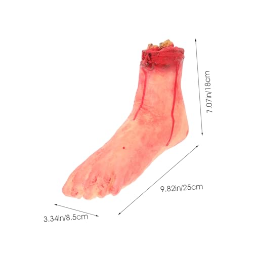 ERINGOGO 2 Stck. Horrible Halloween Deko Teiliges Simulierte Abgetrennte Füße Realistische Gebrochene Füße Requisiten Blutige Horrordeko für Party Cosplay Gruselige Dekoration ERINGOGO 2 Stck. Horrible Halloween Deko Teiliges Simulierte Abgetrennte Füße Realistische Gebrochene Füße Requisiten Blutige Horrordeko für Party Cosplay Gruselige Dekoration von ERINGOGO
