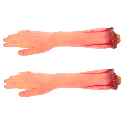 ERINGOGO 2 Stck. Horrorgestaltete Fake Abgetrennte Hände Realistische Simulierte Gebrochene Arme Halloween Deko Für Gruselige Partys Und Schaurige Requisiten ERINGOGO 2 Stck. Horrorgestaltete Fake Abgetrennte Hände Realistische Simulierte Gebrochene Arme Halloween Deko Für Gruselige Partys Und Schaurige Requisiten von ERINGOGO