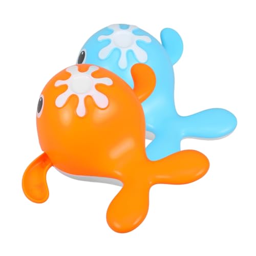 ERINGOGO 2 Stück Aufziehspielzeug Badewanne Wal Schwimmendes für Badewanne Pool Sicherem Abs Material Orange und Blau ERINGOGO 2 Stück Aufziehspielzeug Badewanne Wal Schwimmendes für Badewanne Pool Sicherem Abs Material Orange und Blau von ERINGOGO