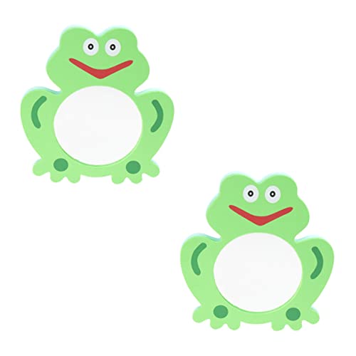 ERINGOGO 2 Stück Badespiegel Froschform Eva Badetoys für Sicheres und Langlebiges Badespielzeug Grün ERINGOGO 2 Stück Badespiegel Froschform Eva Badetoys für Sicheres und Langlebiges Badespielzeug Grün von ERINGOGO