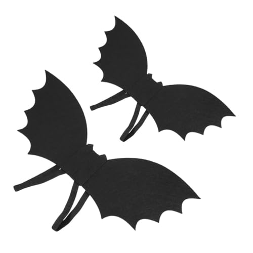 ERINGOGO 2 Stück Fledermausflügel flügel Halloween zubehör Halloween wirft tierkostüme für Halloween-Fledermaus-Dekorationen -Fledermaus-Cosplay Eva Black von ERINGOGO