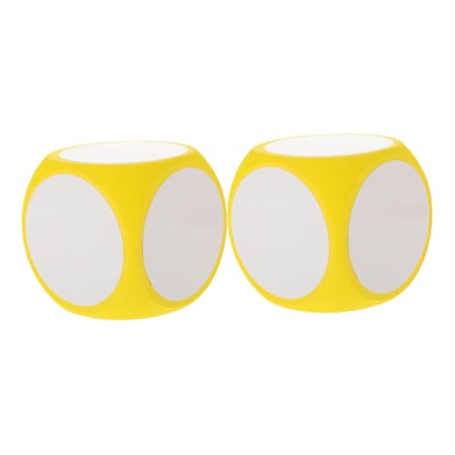 ERINGOGO 2 Stück Große Abwischbare Schaumstoff Würfel Wiederverwendbare Blanko Dice für Lernspiele Sichtbare Sichere Leichte Würfel für Familie Schule Teamspiele Pädagogisches ERINGOGO 2 Stück Große Abwischbare Schaumstoff Würfel Wiederverwendbare Blanko Dice für Lernspiele Sichtbare Sichere Leichte Würfel für Familie Schule Teamspiele Pädagogisches von ERINGOGO