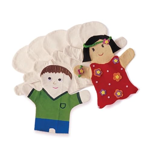 ERINGOGO 2 Stück Handgefertigtes DIY Fingerpuppen Materialpaket aus Weißem Canvas Stoff Kreatives Bastelset für Kindergartenkinder Handgemachte Handpuppen für Fantasievolles und ERINGOGO 2 Stück Handgefertigtes DIY Fingerpuppen Materialpaket aus Weißem Canvas Stoff Kreatives Bastelset für Kindergartenkinder Handgemachte Handpuppen für Fantasievolles und von ERINGOGO