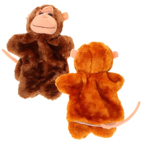 ERINGOGO 2 Stück Handpuppe AFFE Teiliges aus Weichem Plüsch Realistisch Geformt Elastisch und Waschbar Kreatives Erzählspielzeug Fantasie und Eltern Junge Mädchen Bindung ERINGOGO 2 Stück Handpuppe AFFE Teiliges aus Weichem Plüsch Realistisch Geformt Elastisch und Waschbar Kreatives Erzählspielzeug Fantasie und Eltern Junge Mädchen Bindung von ERINGOGO