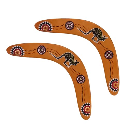 ERINGOGO 2 Stück Holz bumerang Handgefertigt Witterungsbeständig Outdoor und Erwachsene Garten Sportgeräte Ab Jahren ERINGOGO 2 Stück Holz bumerang Handgefertigt Witterungsbeständig Outdoor und Erwachsene Garten Sportgeräte Ab Jahren von ERINGOGO