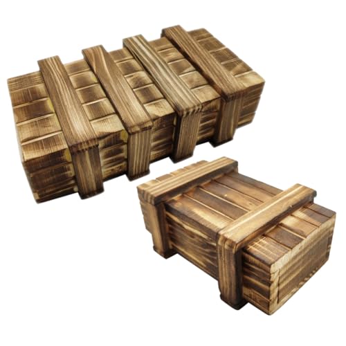 ERINGOGO 2 Stück Holzbox Puzzle für Teiliges mit Geheimfach Pädagogisches Denkspiel und Feinmotorik Sicheres Holzmaterial für Jungen und Mädchen ERINGOGO 2 Stück Holzbox Puzzle für Teiliges mit Geheimfach Pädagogisches Denkspiel und Feinmotorik Sicheres Holzmaterial für Jungen und Mädchen von ERINGOGO