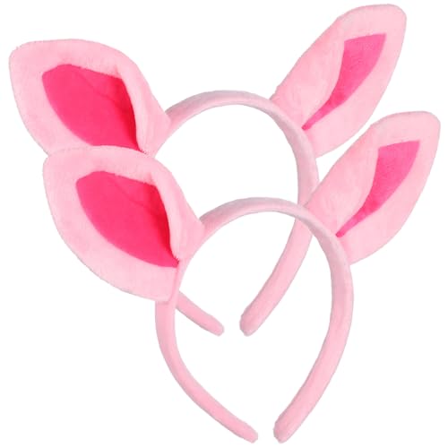 ERINGOGO 2 Stück Kuscheliges Schweineohren haarband aus Plüsch Bequemes für Tier cosplay und Party Rosa Tierkopfstück für Halloween und Verkleidungsspiele ERINGOGO 2 Stück Kuscheliges Schweineohren haarband aus Plüsch Bequemes für Tier cosplay und Party Rosa Tierkopfstück für Halloween und Verkleidungsspiele von ERINGOGO