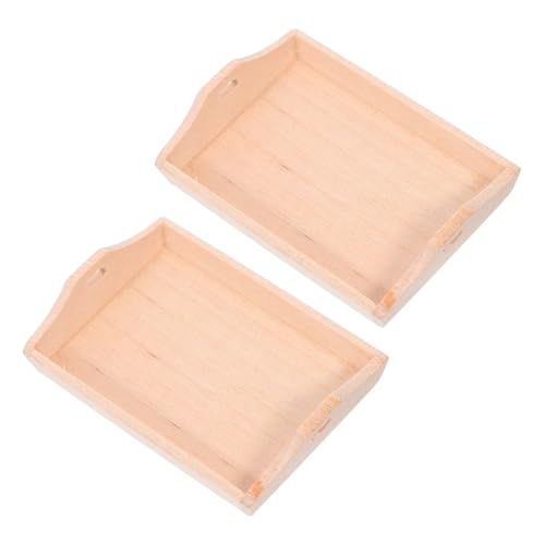 ERINGOGO 2 Stück Miniatur Holz Brotteller Robuste Puppenhaus Küchenschale Vielseitig für Brot und Teller Natürliche Farbe Puppenhaus Zubehör für Küche und Esszimmer Dekoration ERINGOGO 2 Stück Miniatur Holz Brotteller Robuste Puppenhaus Küchenschale Vielseitig für Brot und Teller Natürliche Farbe Puppenhaus Zubehör für Küche und Esszimmer Dekoration von ERINGOGO