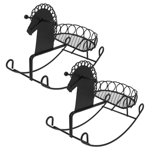ERINGOGO 2stücke Spielzeugpferdfiguren Aus Metall Miniatur-pferdemodellspielzeug Als Puppenhausmöbelmodell Und Schaukelpferde-Accessoire Für Fotografie-Requisiten Und Fantasievolles ERINGOGO 2stücke Spielzeugpferdfiguren Aus Metall Miniatur-pferdemodellspielzeug Als Puppenhausmöbelmodell Und Schaukelpferde-Accessoire Für Fotografie-Requisiten Und Fantasievolles von ERINGOGO