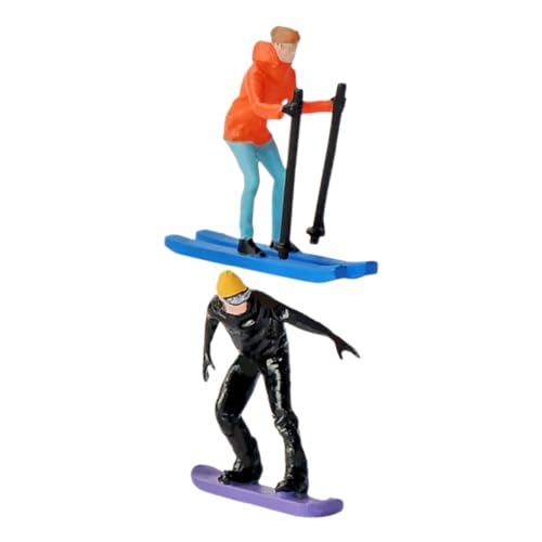 ERINGOGO 2 Stück Miniatur Skifiguren Teilig Resin Handbemalt für Diorama Skiszenen Makrofotografie Detaillierte Mini Ski Menschen Modell Geschenkidee Skifahrer ERINGOGO 2 Stück Miniatur Skifiguren Teilig Resin Handbemalt für Diorama Skiszenen Makrofotografie Detaillierte Mini Ski Menschen Modell Geschenkidee Skifahrer von ERINGOGO