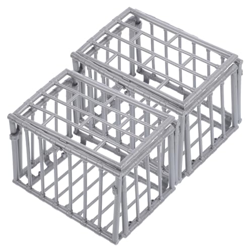ERINGOGO 2 Stück Miniaturkäfig Modell Teilig Leichter Kunststoff Mini Aufbewahrungskäfig Robust und Verschleißfest DIY Bastelzubehör für Puppenhaus Kleine Dekoration für Kinderhandwerk und ERINGOGO 2 Stück Miniaturkäfig Modell Teilig Leichter Kunststoff Mini Aufbewahrungskäfig Robust und Verschleißfest DIY Bastelzubehör für Puppenhaus Kleine Dekoration für Kinderhandwerk und von ERINGOGO