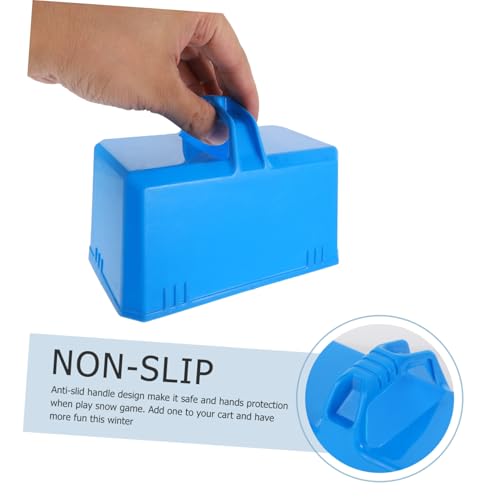 ERINGOGO 2 Stück Schneeziegelform mit Griff Schneebrickform aus Robustem Kunststoff für Winterspielzeug zum Burgenbauen und Schneeballschlachten Farblich Sortiert Leicht und ERINGOGO 2 Stück Schneeziegelform mit Griff Schneebrickform aus Robustem Kunststoff für Winterspielzeug zum Burgenbauen und Schneeballschlachten Farblich Sortiert Leicht und von ERINGOGO
