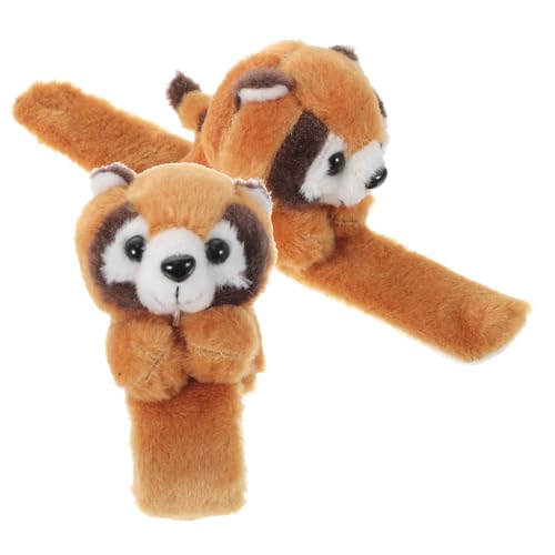 ERINGOGO 2 Stück Slap Armbänder mit Plüsch Waschbär Motiv Weiche Tierarmbänder als Kindergeburtstag Mitgebsel Sichere und Flexible Handgelenk Schmuck für Party Goodie Bags ERINGOGO 2 Stück Slap Armbänder mit Plüsch Waschbär Motiv Weiche Tierarmbänder als Kindergeburtstag Mitgebsel Sichere und Flexible Handgelenk Schmuck für Party Goodie Bags von ERINGOGO