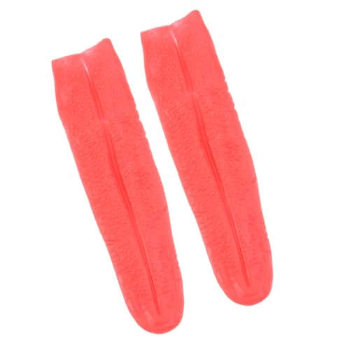 ERINGOGO 2 Stück Teiliges Halloween Cosplay Requisiten Rote Lange Deko für Kostümparty Festival Spaß und Verkleidung ERINGOGO 2 Stück Teiliges Halloween Cosplay Requisiten Rote Lange Deko für Kostümparty Festival Spaß und Verkleidung von ERINGOGO