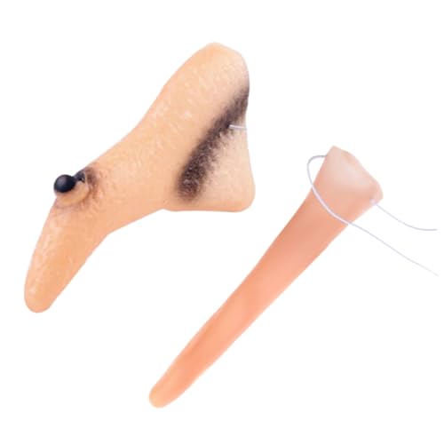 ERINGOGO 2 Stück Teiliges Hexennasen Halloween Kostüm Requisiten Realistisch und Bequem Halloween Party Dekoration für Cosplay und Verkleidung ERINGOGO 2 Stück Teiliges Hexennasen Halloween Kostüm Requisiten Realistisch und Bequem Halloween Party Dekoration für Cosplay und Verkleidung von ERINGOGO