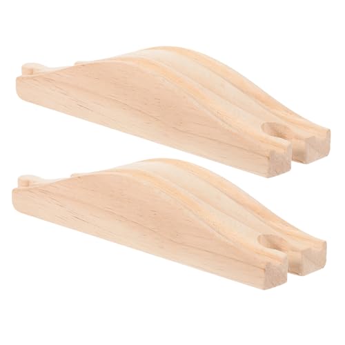 ERINGOGO 2 Stück Teiliges Holz Schienen Zubehör Stabile Kinderfreundliche Erweiterung für Holzeisenbahn DIY Steigung Gleis Kompatibel mit Gängigen Zugsystemen und Langlebig ERINGOGO 2 Stück Teiliges Holz Schienen Zubehör Stabile Kinderfreundliche Erweiterung für Holzeisenbahn DIY Steigung Gleis Kompatibel mit Gängigen Zugsystemen und Langlebig von ERINGOGO