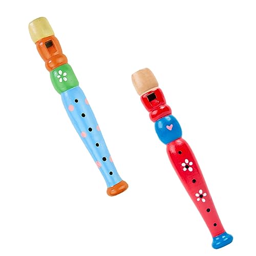 ERINGOGO 2 Stück Teiliges Holzblockflöten Kleinkinder Bunte mit Niedlichen Cartoon Motiven Leichte und Sichere Musikspielzeuge für Vorschulkinder und Grundschulkinder Zufällige Farbe ERINGOGO 2 Stück Teiliges Holzblockflöten Kleinkinder Bunte mit Niedlichen Cartoon Motiven Leichte und Sichere Musikspielzeuge für Vorschulkinder und Grundschulkinder Zufällige Farbe von ERINGOGO
